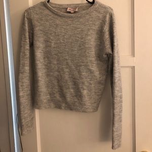 Gray sweater